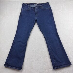 Levi's 525 Bootcut Y2K Jeans‎ Dark Wash Denim Womens Classic Size 16M